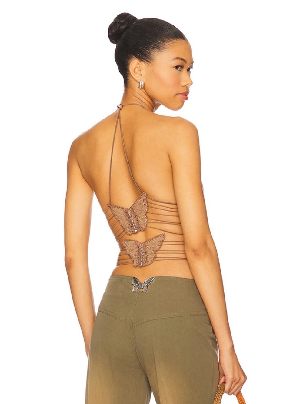I.Am.Gia Ellery Top in Bei Size Medium